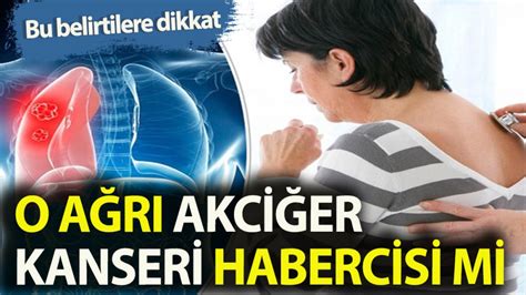 akciğer kanseri sırt ağrıları